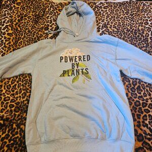 Powered by Plants lightweight hoodie, size S